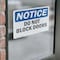 Signmission Do Not Block Doors, 14 in W x Rectangle, Vinyl Decal OS-2PACK-NS-D-1014-L-11078 - alternate 6